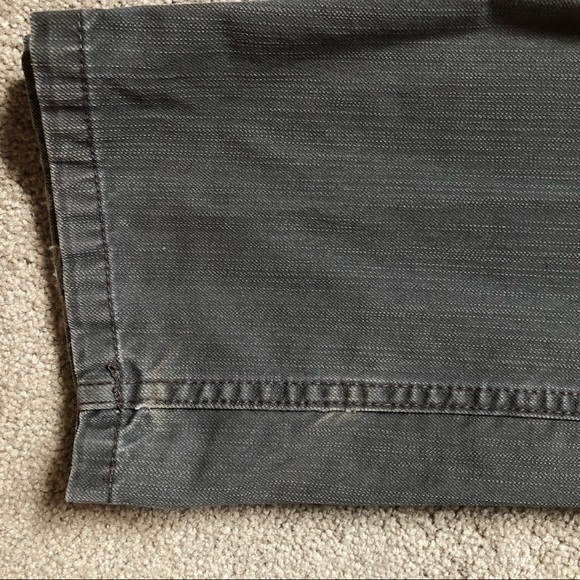 H&M Low Rise Slim Fit Gray Grey Jeans Dar Wash Denim Pants Bottoms Size 32 C - Picture 4 of 9